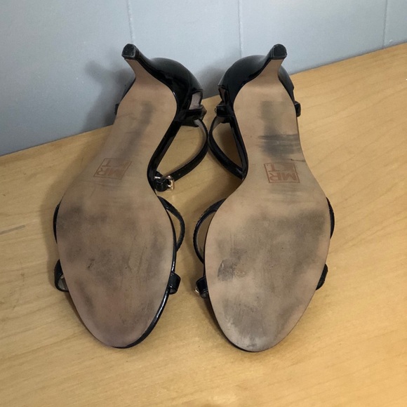 Black 3” Sandals with Ankle Straps - Picture 4 of 4